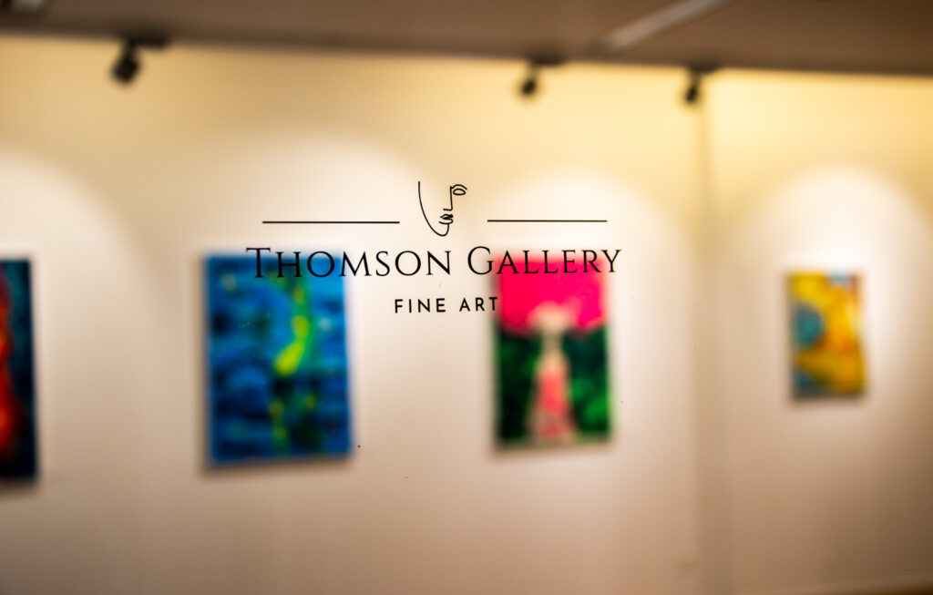 Charcoal and graphite art exhibitions by Janis Baer at Thomson Gallery.