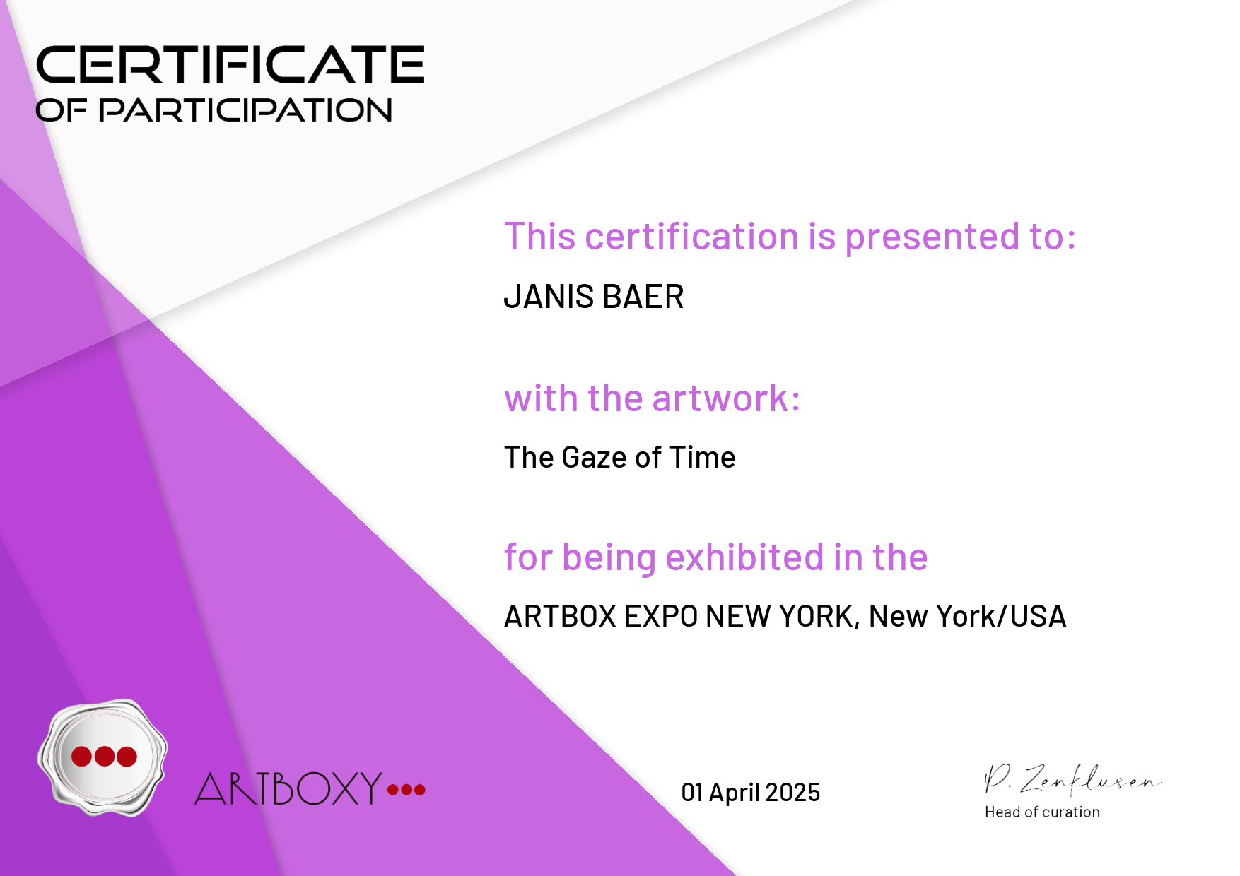 Charcoal and graphite art exhibitions by Janis Baer displayed in gallery exhibition in New York