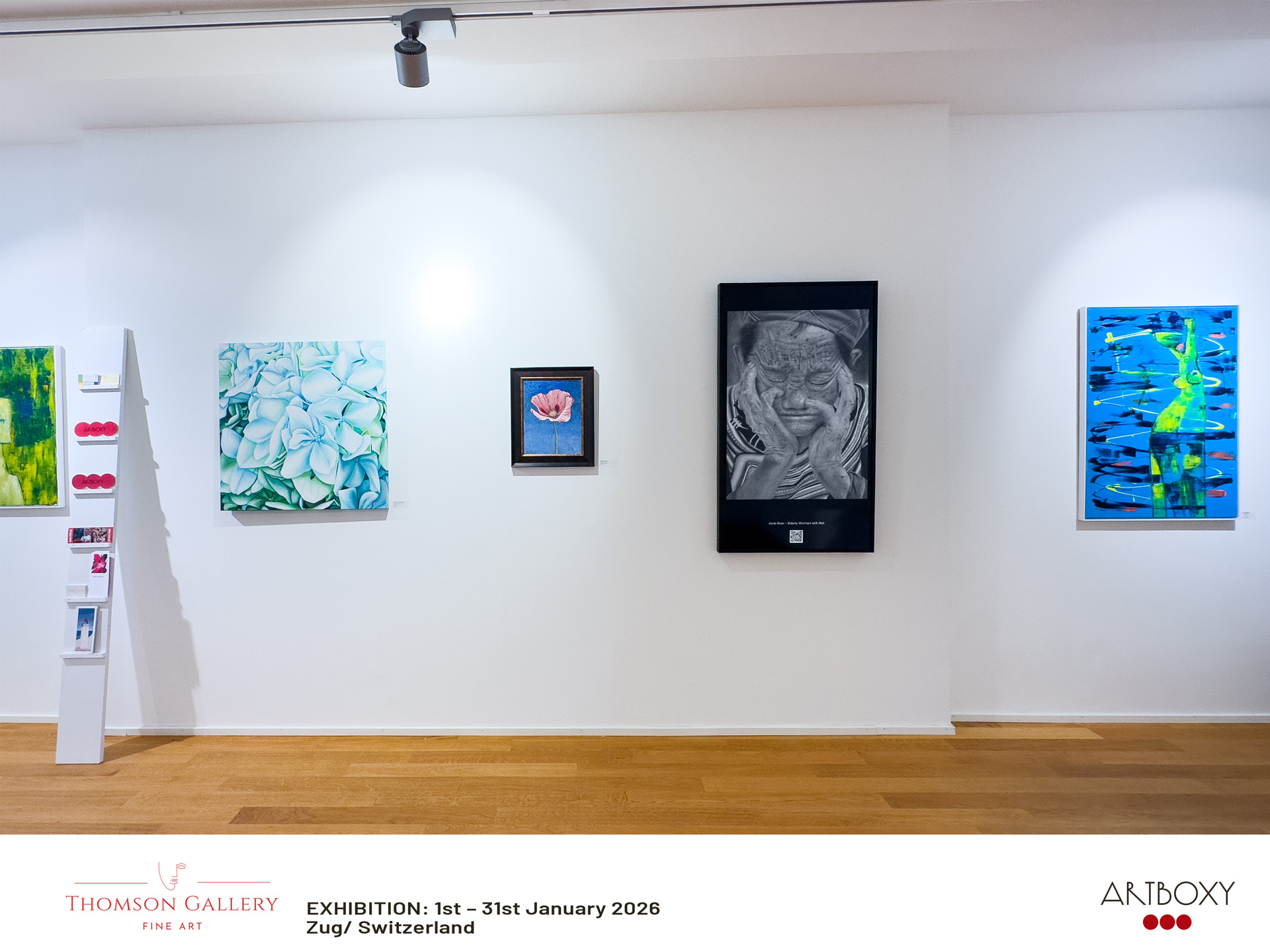 Lines of Life by Janis Bär presented at the international digital exhibition at Thomson Gallery Fine Art in Zug, Switzerland, through ArtBoxy, January 2026.