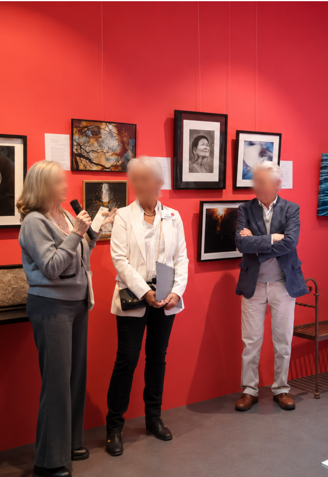 Presentation taking place during the ART for a Good Reason charity exhibition at Skylight Gallery, Hotel Artmadams, Palma de Mallorca, 2026.